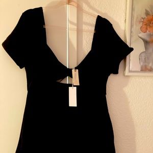 Black Cut Out - Anthropologie Dress